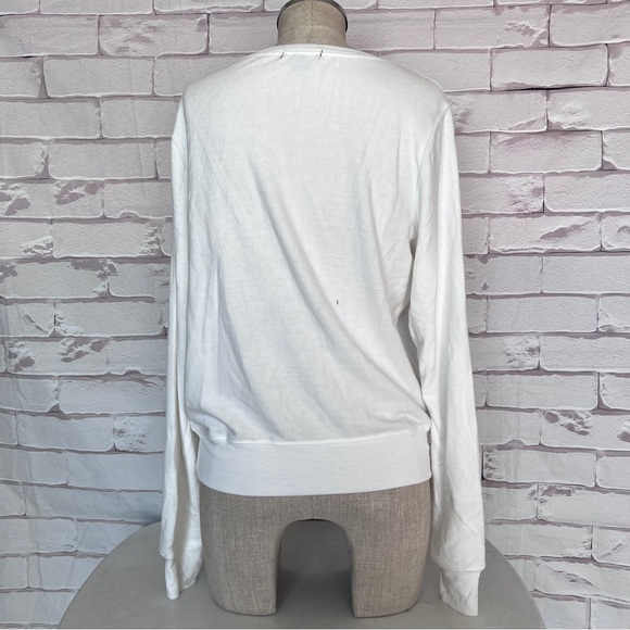 NWT Wildfox Radiate Positivity Sunshine Sweatshirt Crewneck White Size Small - Picture 4 of 11